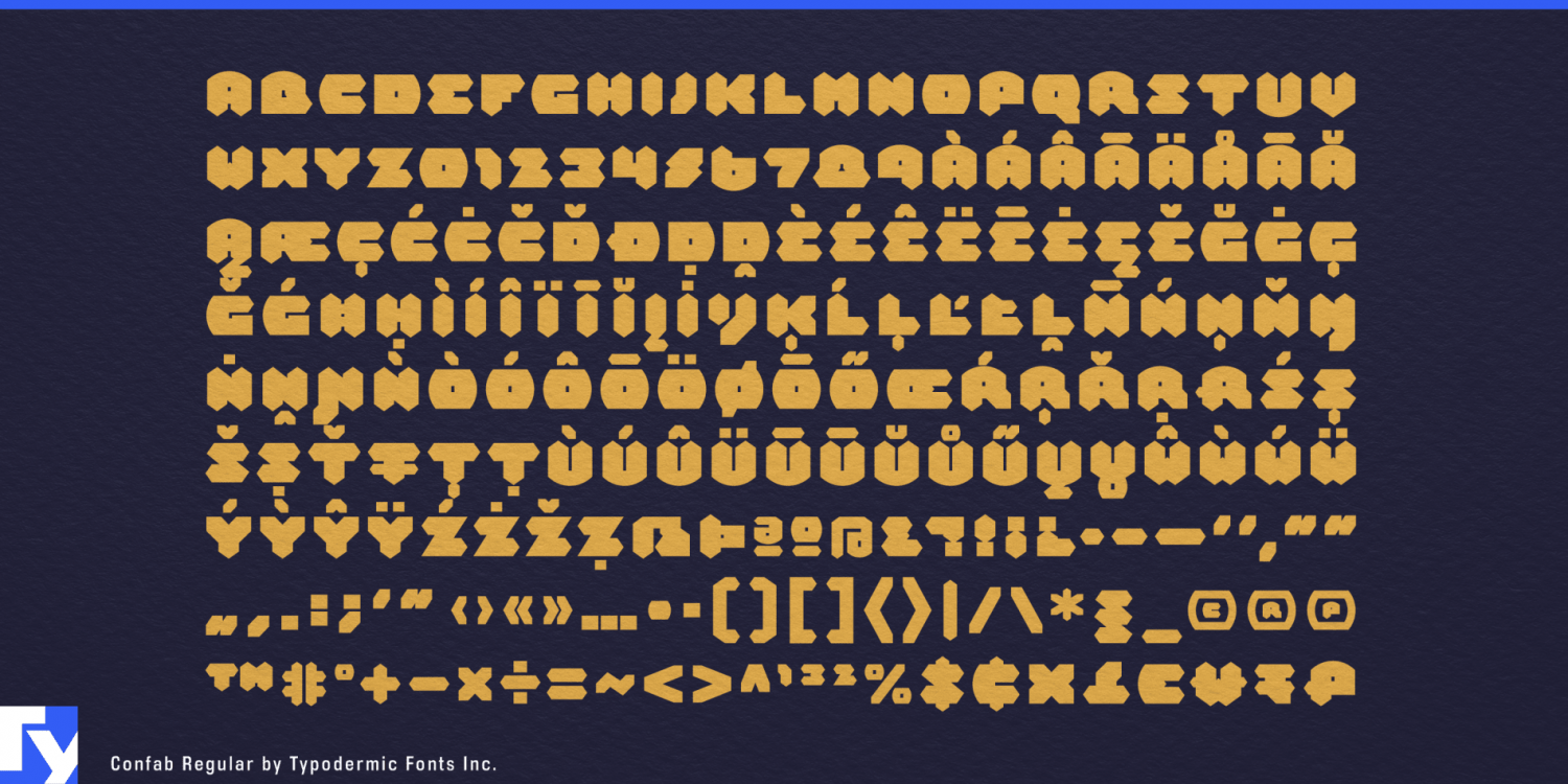 Confab Font Poster #1