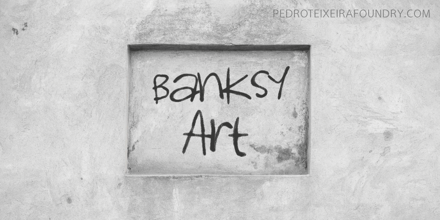Graffiti PTx Font Poster #1