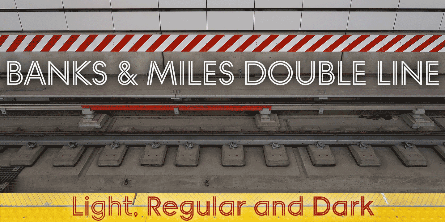 Banks & Miles Font Poster #1