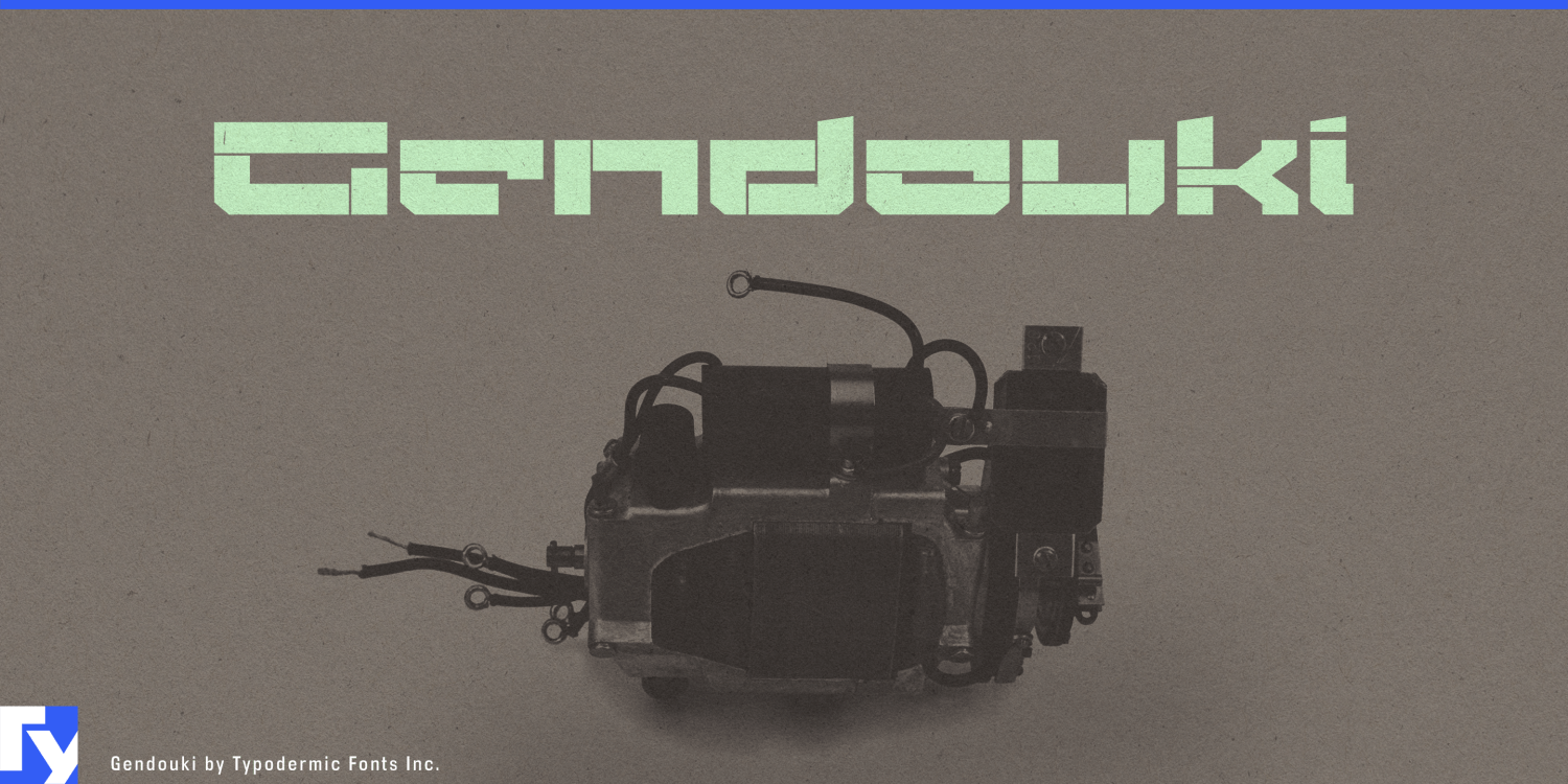 Gendouki Font Poster #1