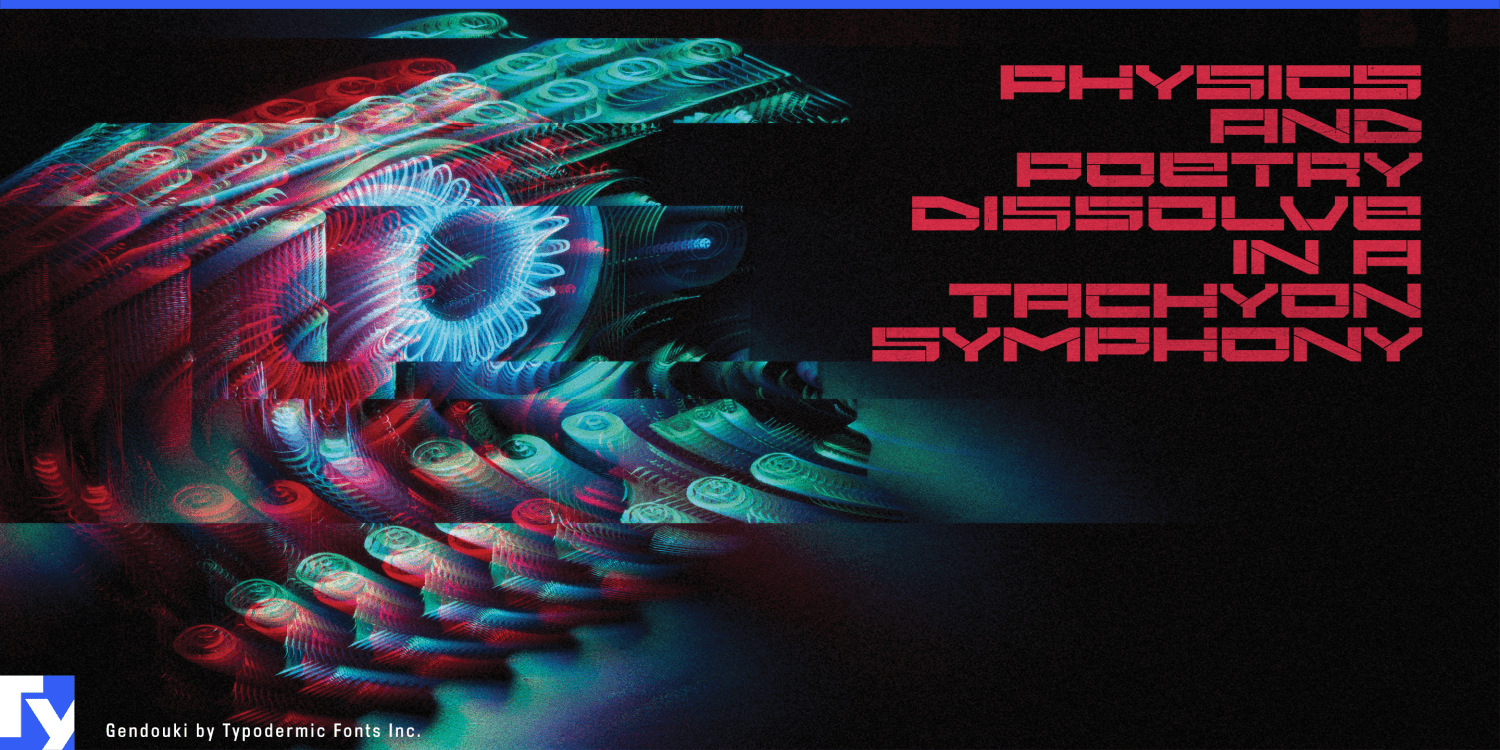 Gendouki Font Poster #1