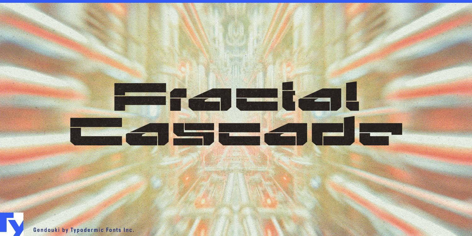 Gendouki Font Poster #1