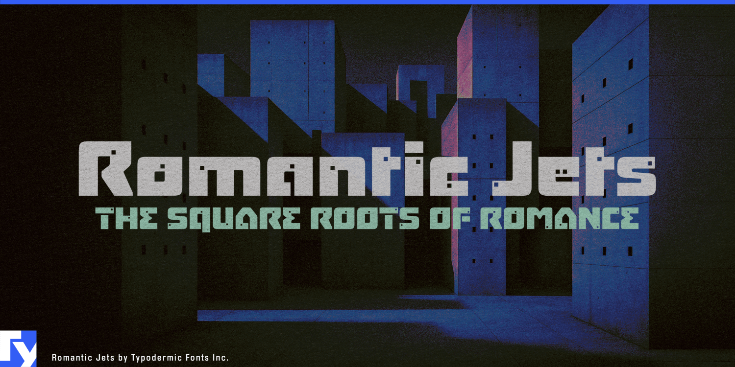 Romantic Jets Font Poster #1