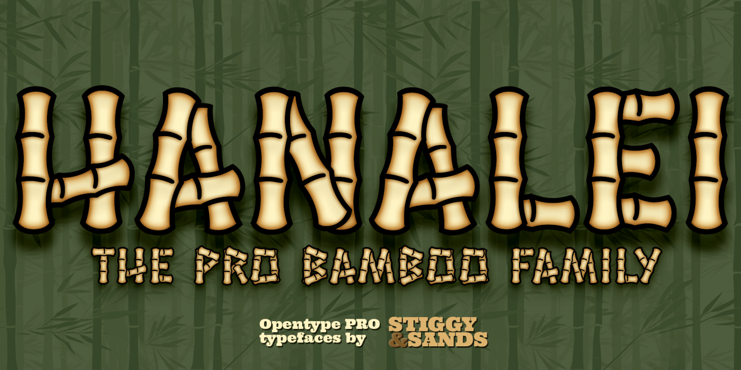 Hanalei Pro Font Poster #1