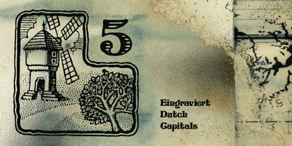 Eingraviert Font Poster #1