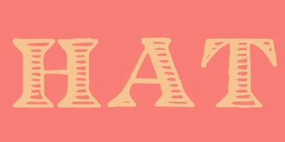 Eingraviert Font Poster #1