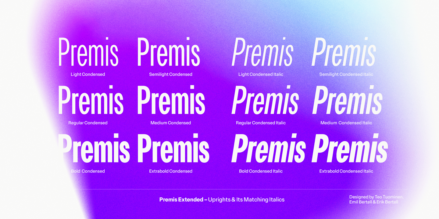 Premis Font Poster #1