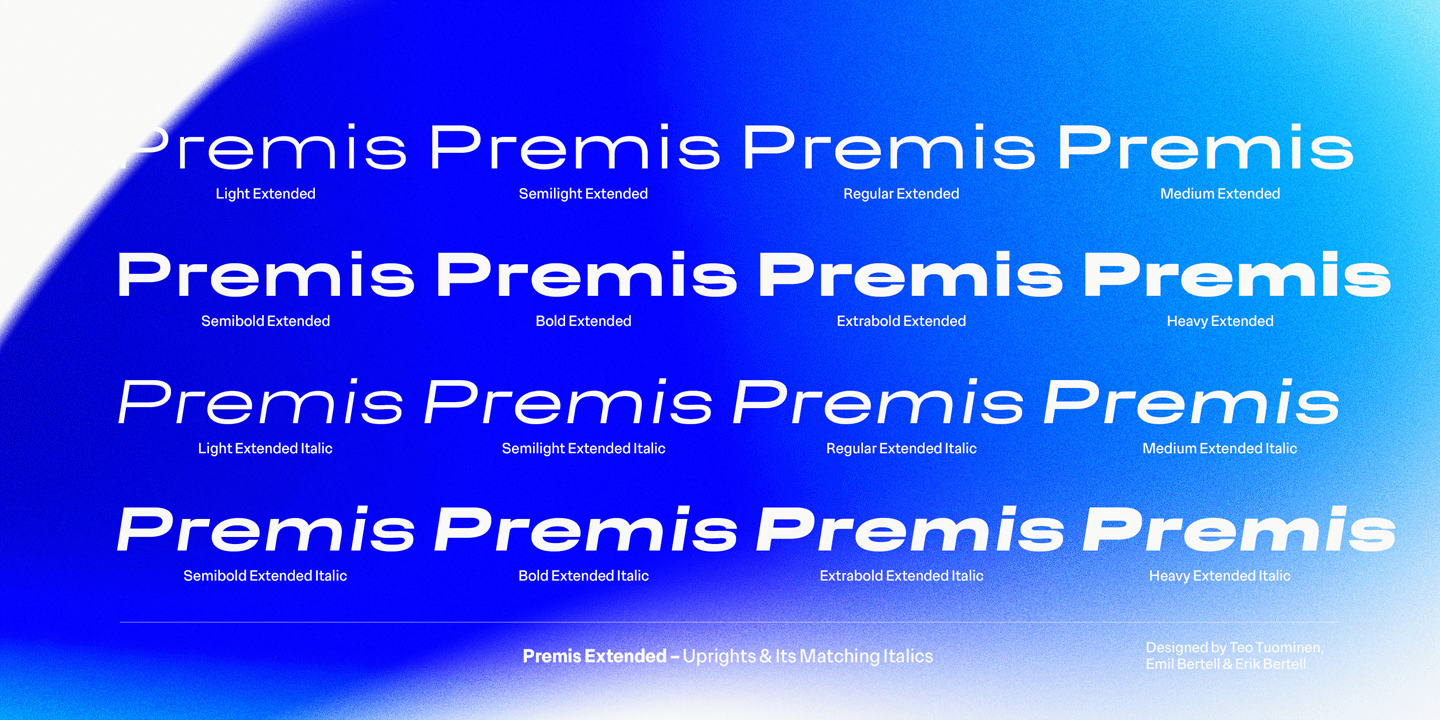 Premis Font Poster #1