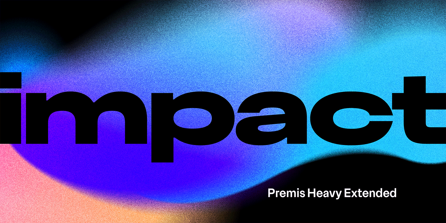 Premis Font Poster #1