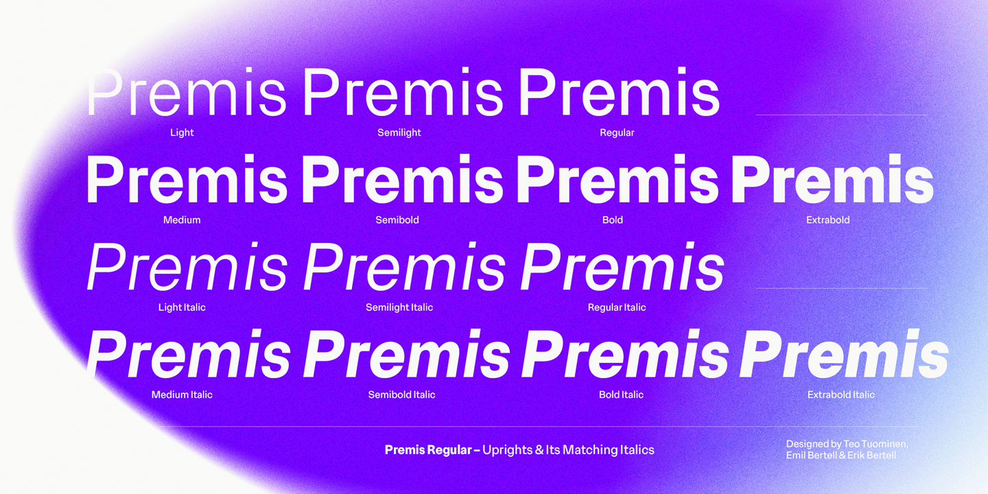 Premis Font Poster #1