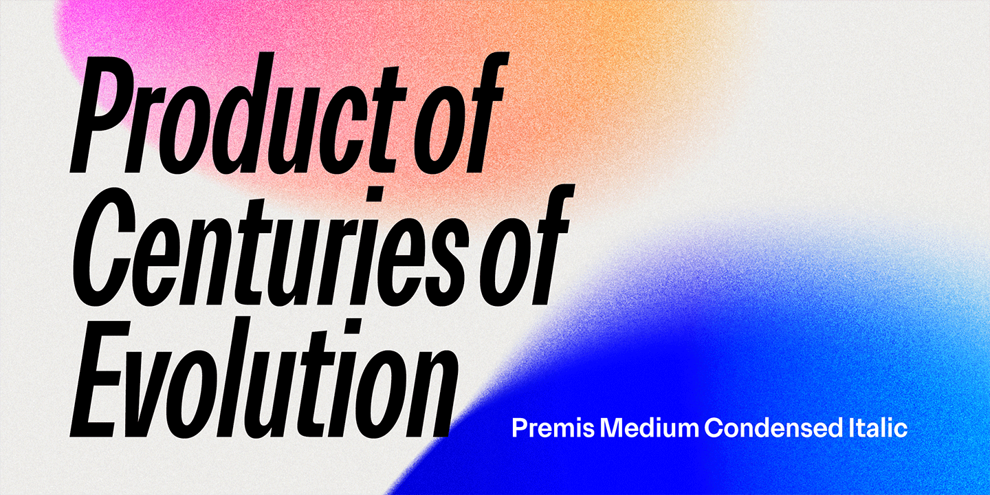 Premis Font Poster #1