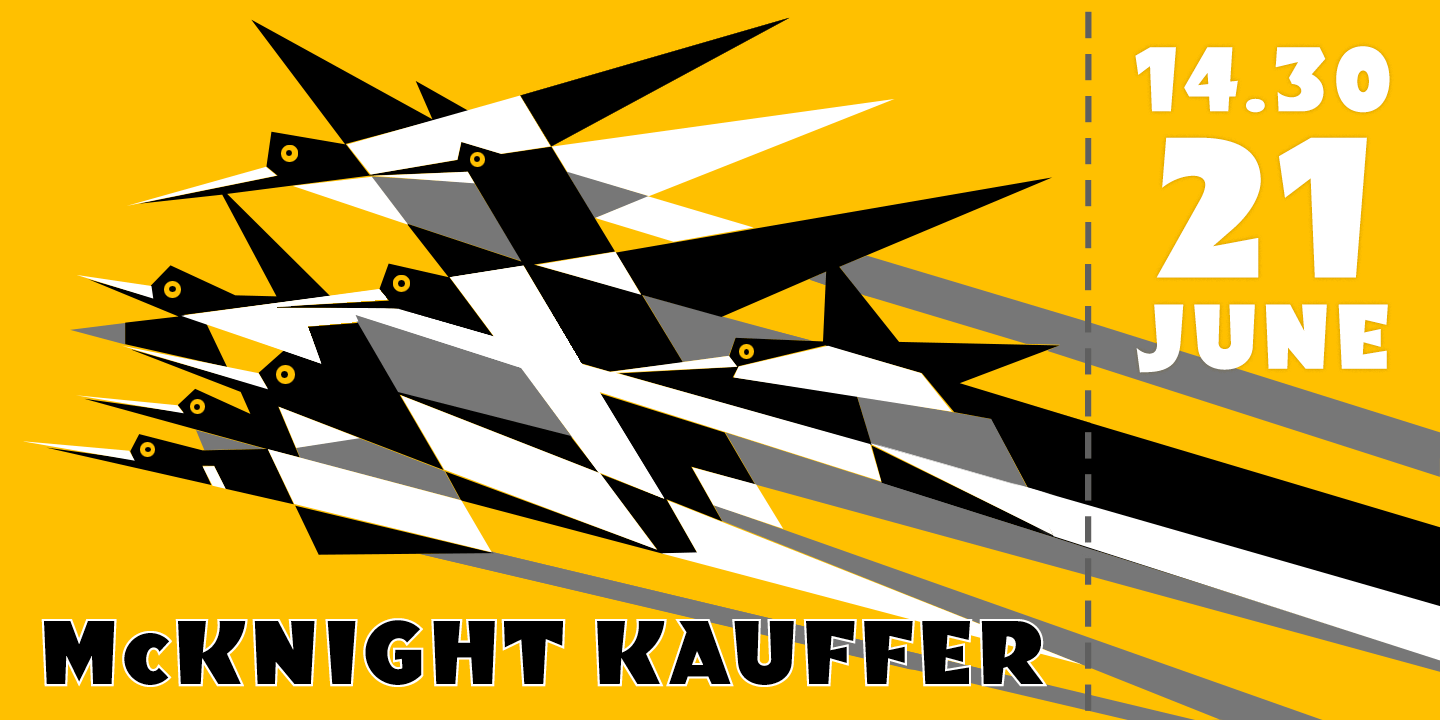 McKnight Kauffer Font Poster #1