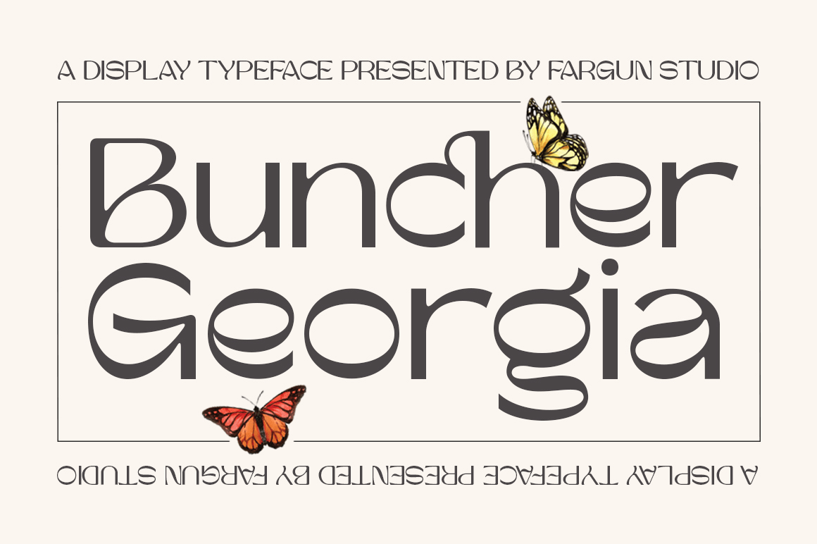 Buncher Georgia Font Poster #1