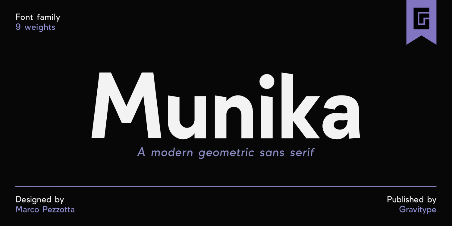 Munika Font Family
