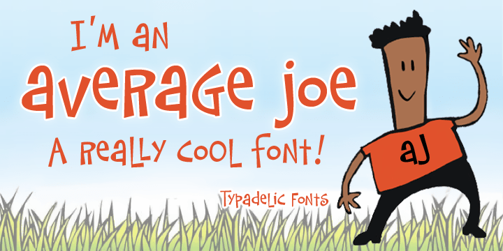 Average Joe Font Poster #1