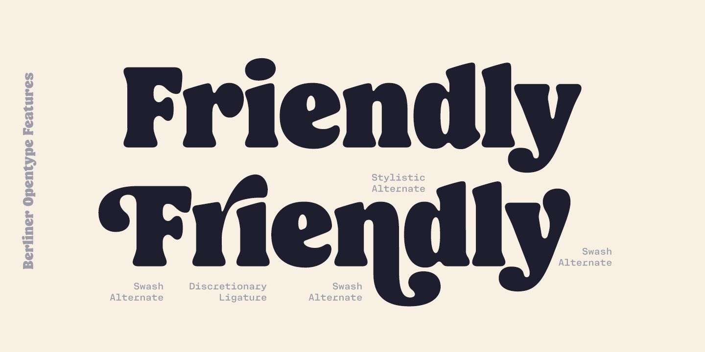 Berliner Font Poster #1