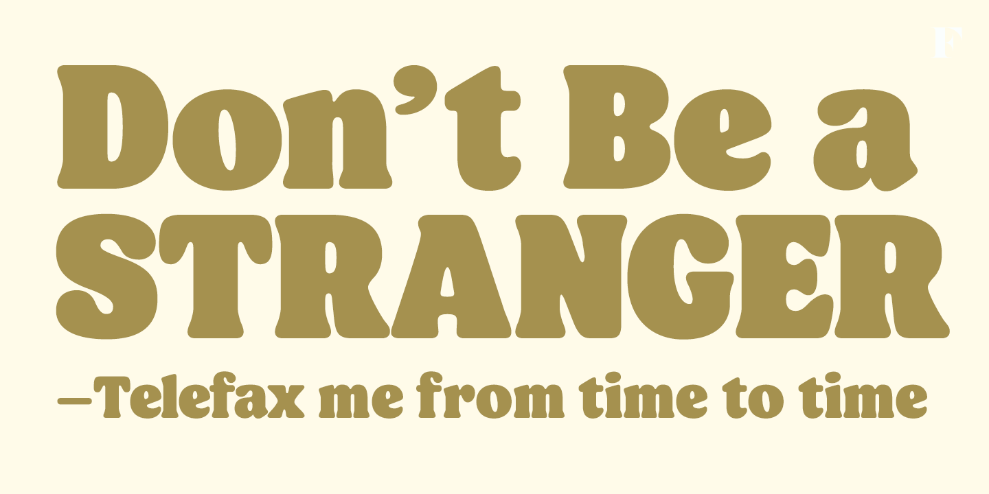 Berliner Font Poster #1
