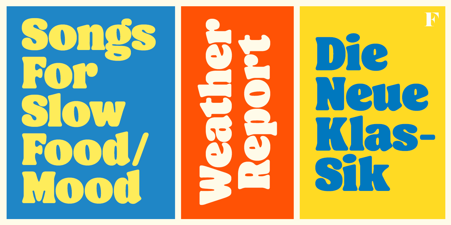 Berliner Font Poster #1