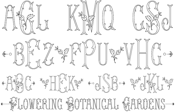 MFC Budding Monogram Poster