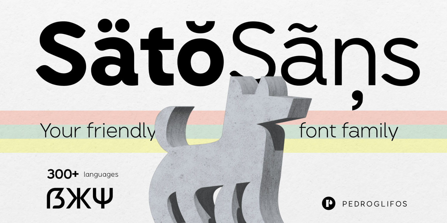Sato Font Poster #1