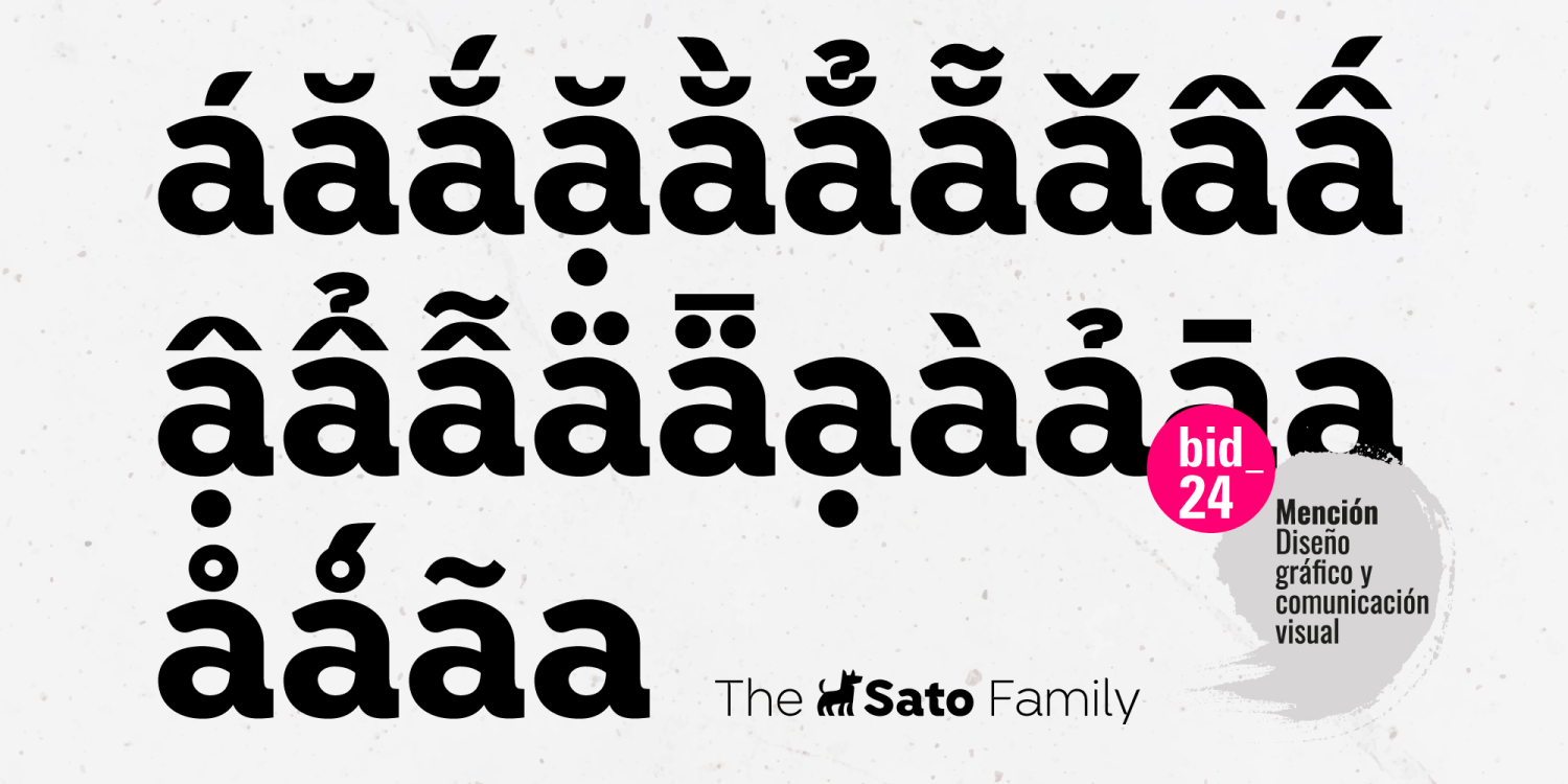 Sato Font Poster #1
