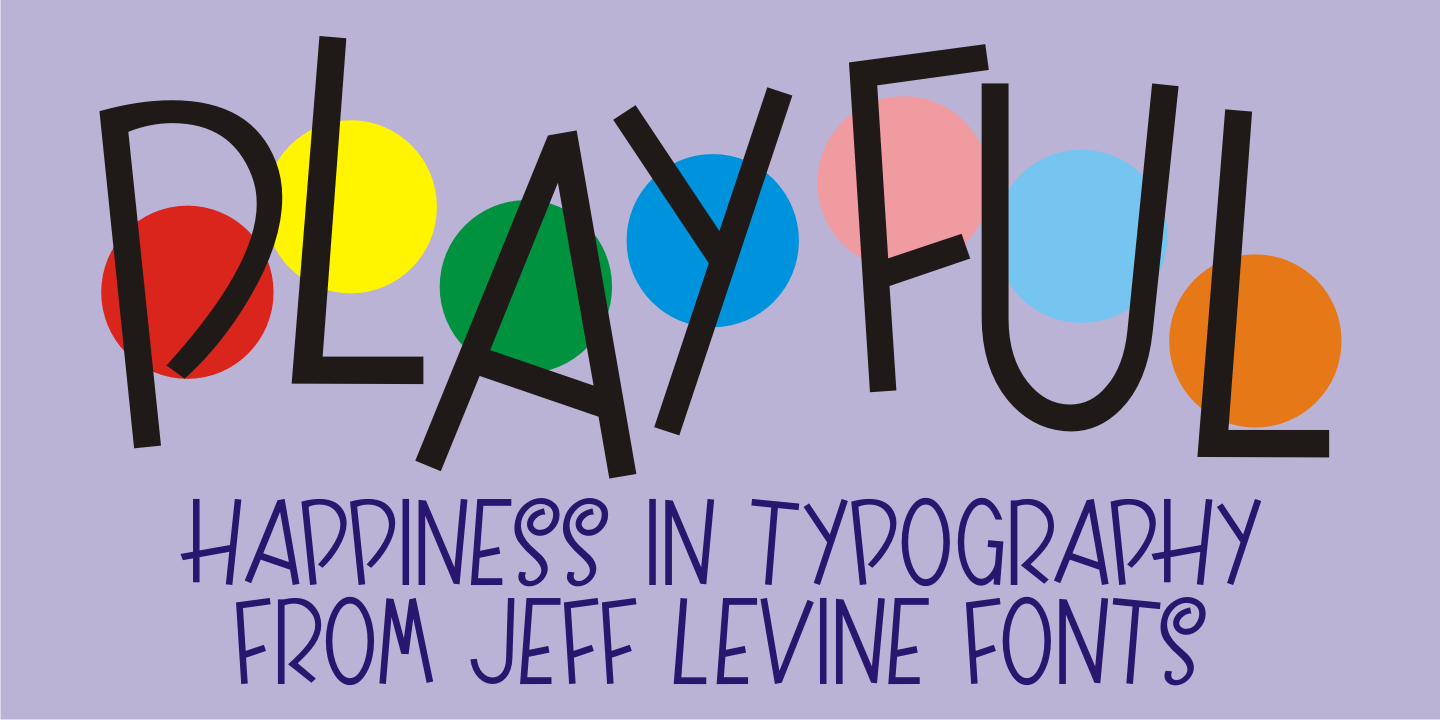 Playful Font Family Poster