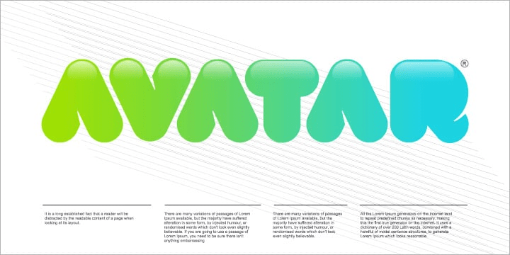 Avatar Font Family by Fontfabric | Font Bros