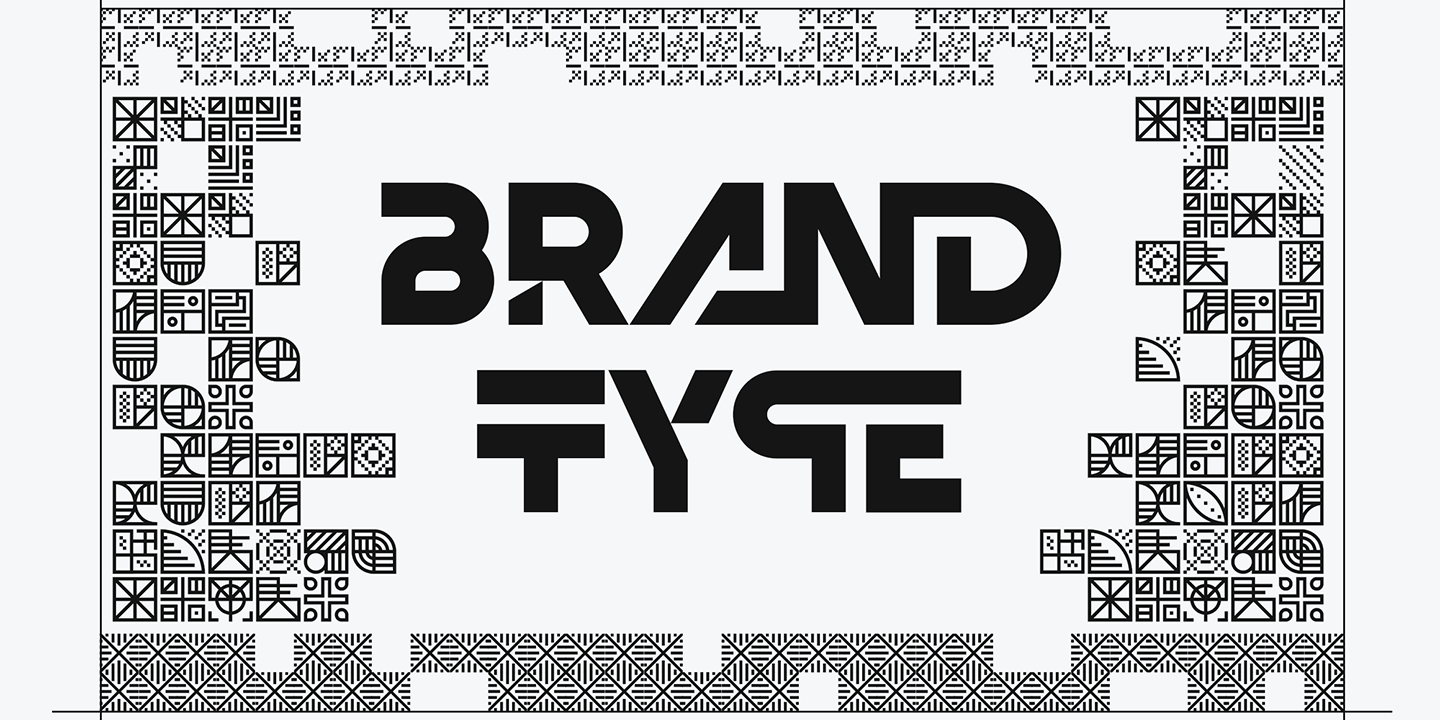 Brand Type Font Poster #1