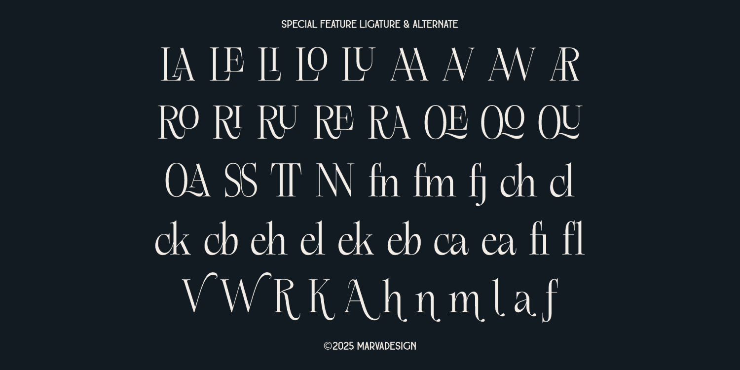 Roleka Font Poster #1