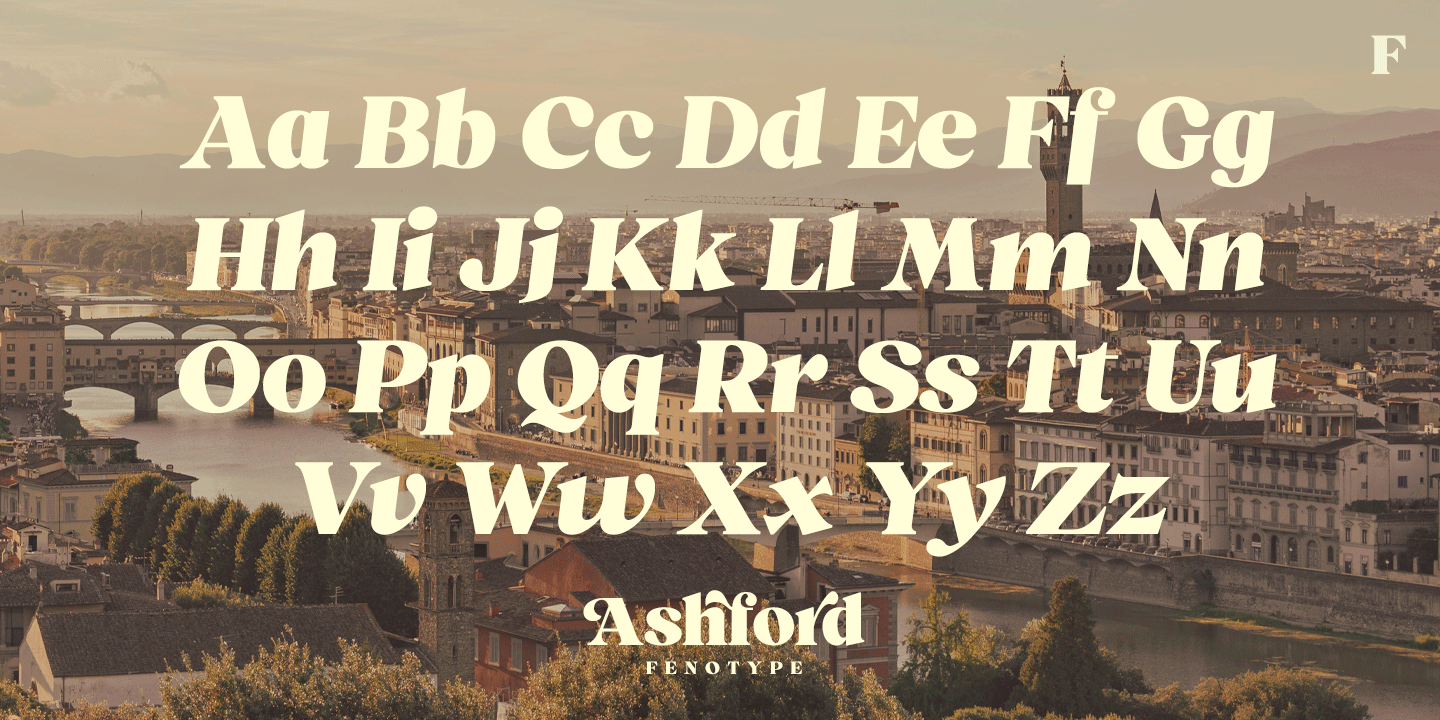 Ashford Font Poster #1