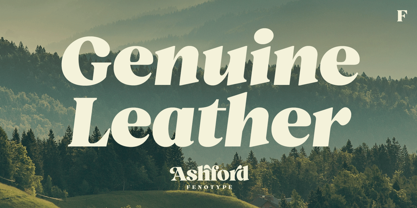 Ashford Font Poster #1