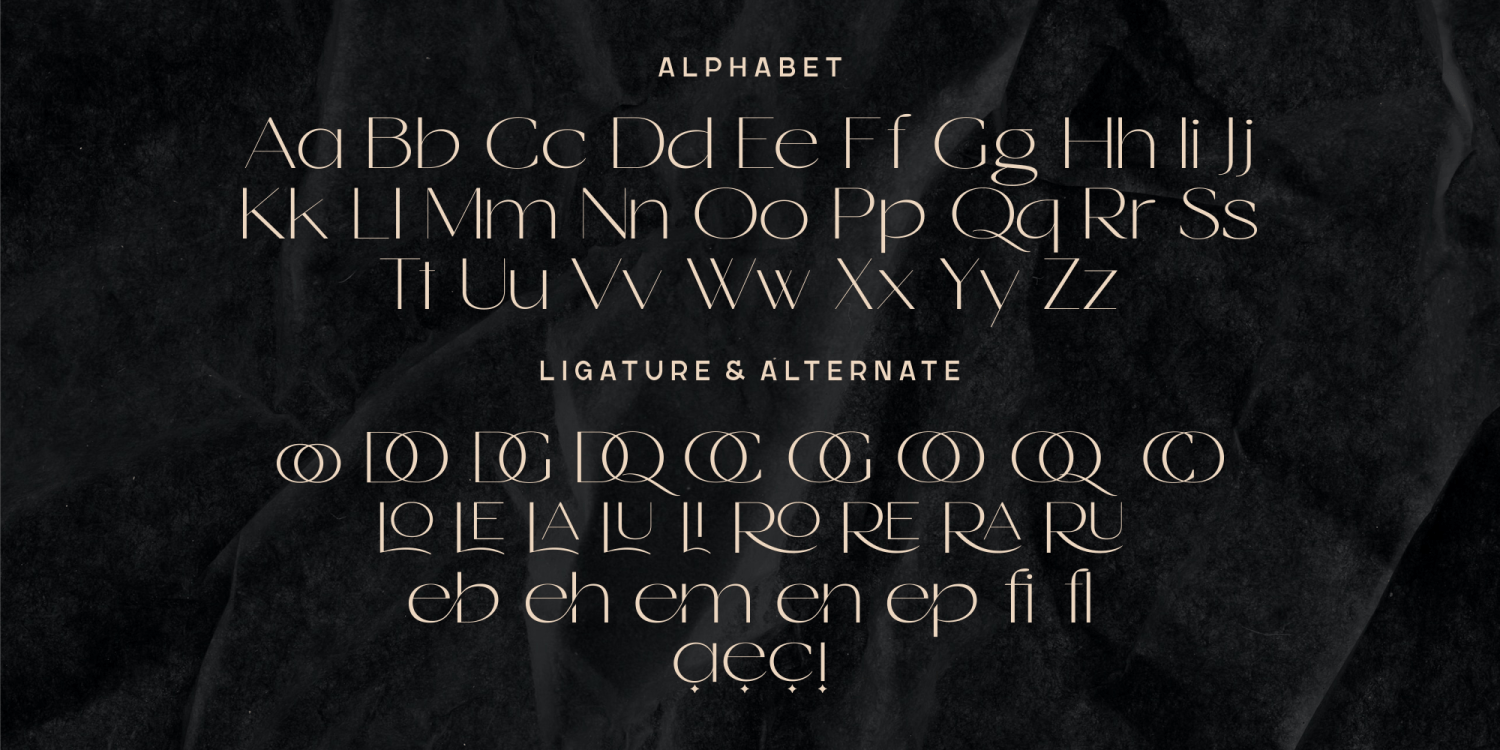 Aura Bella Font Poster #1