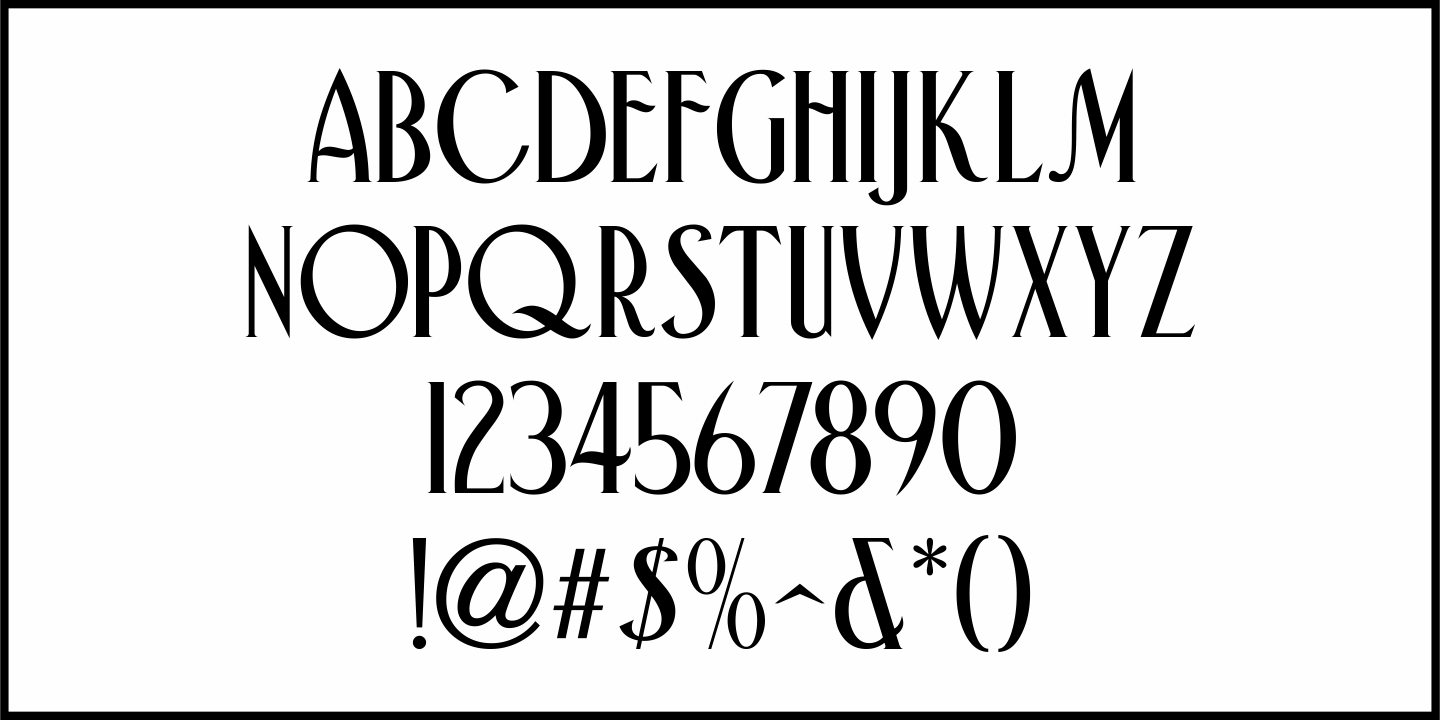 Detective Client Font Poster #1