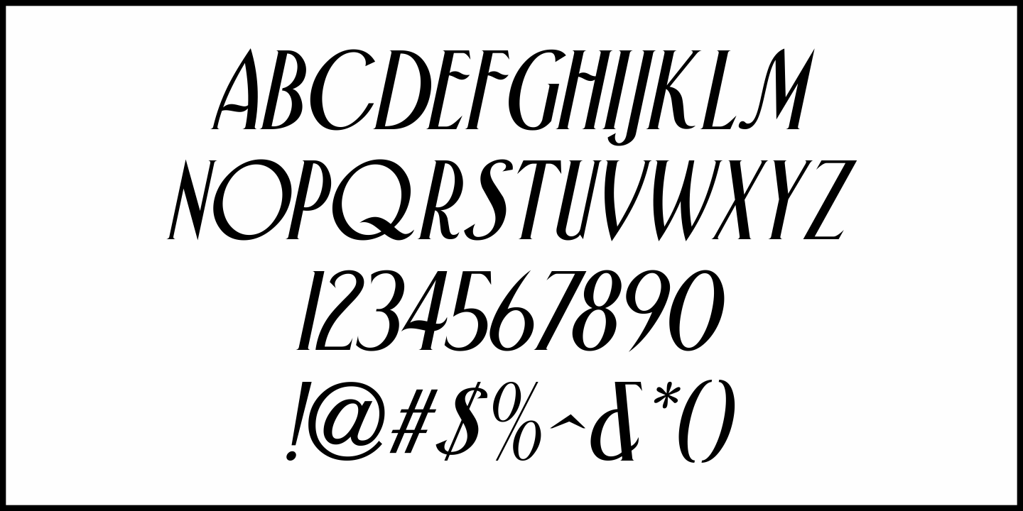 Detective Client Font Poster #1