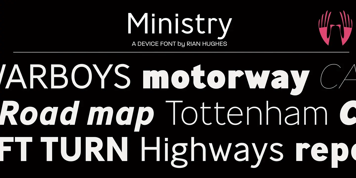 Ministry Condensed Font Family