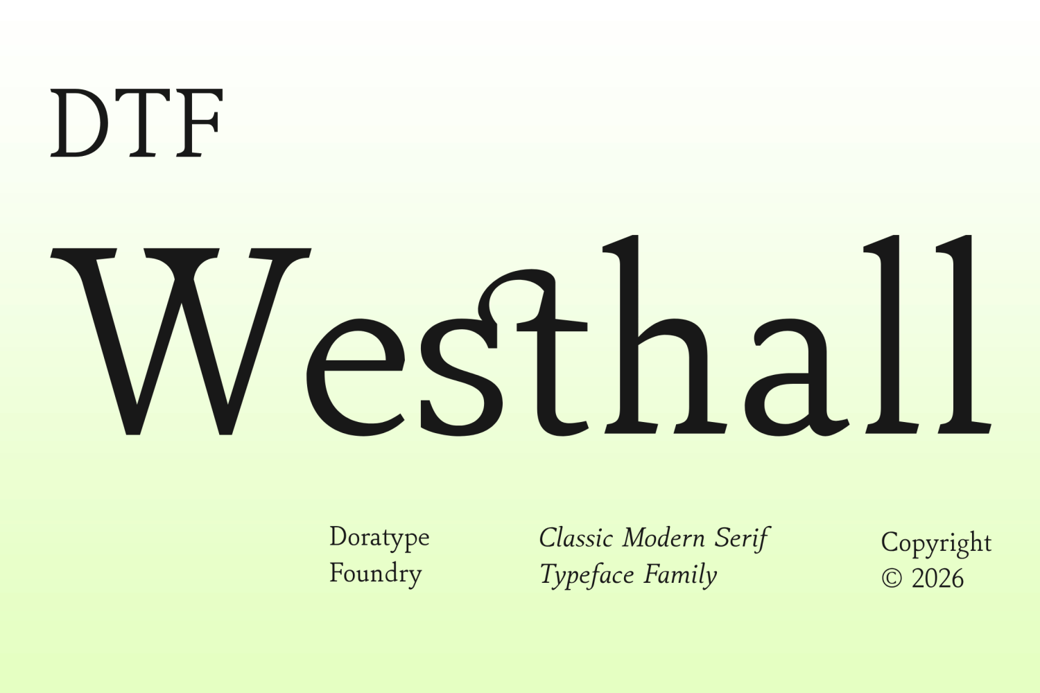 Westhall Poster