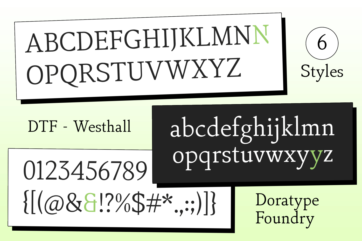 Westhall Font Poster #10