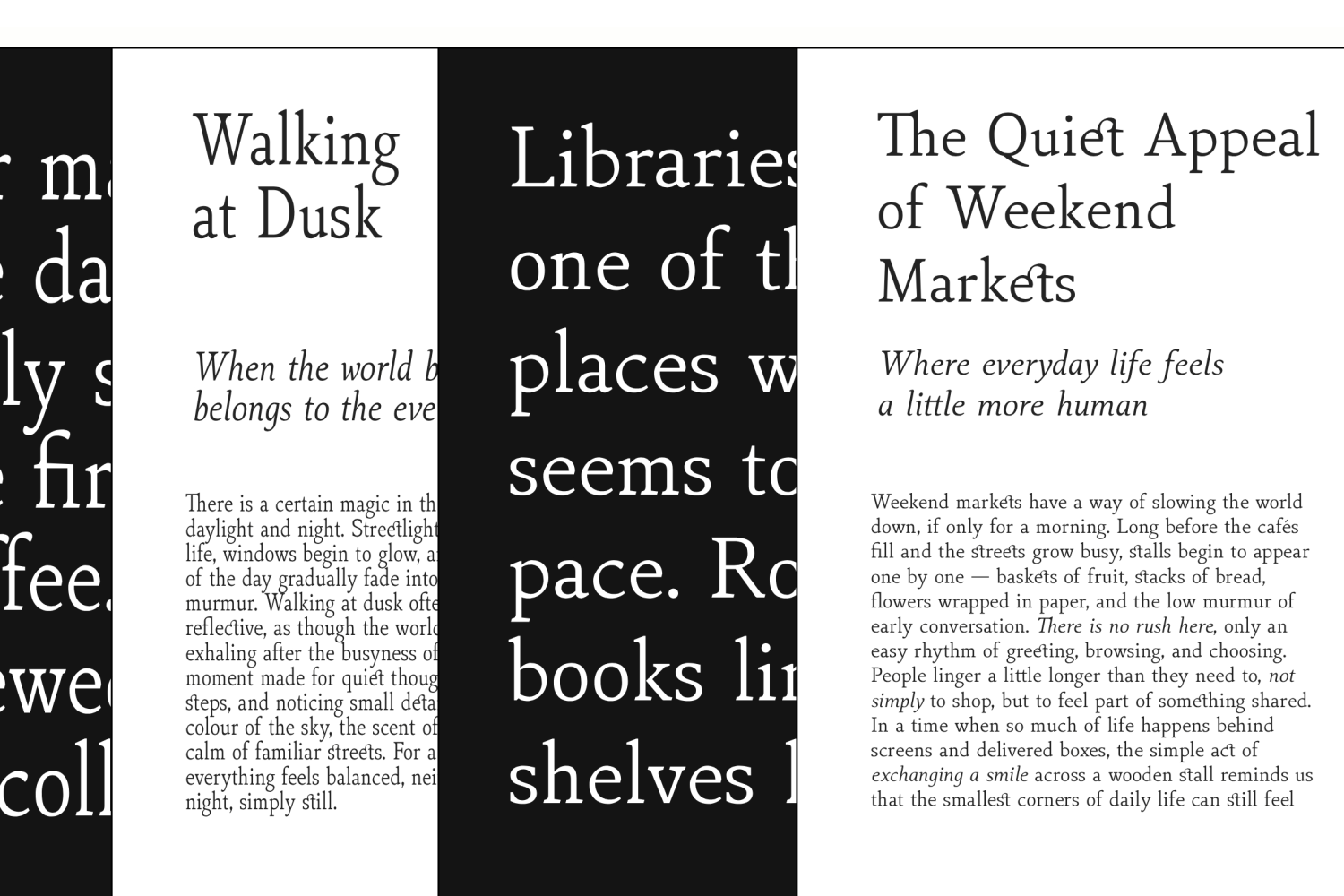 Westhall Font Poster #2