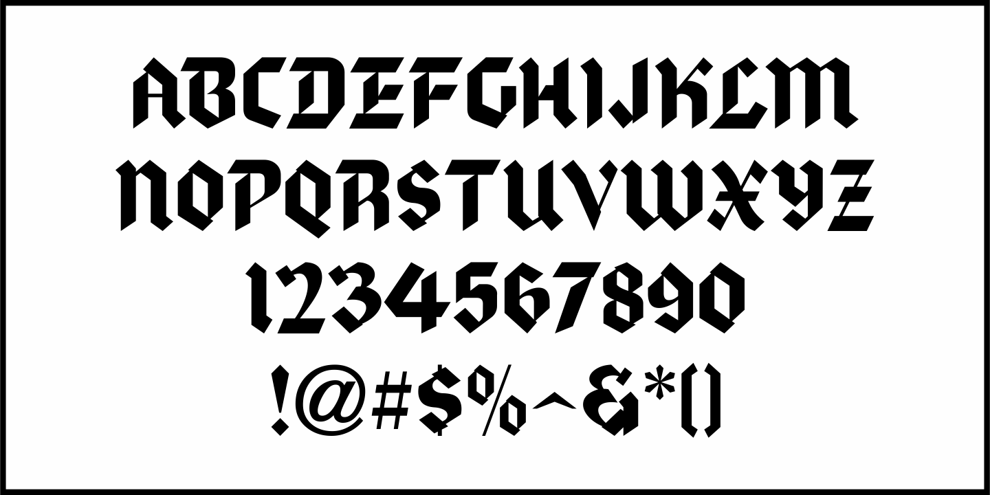 Legal Decree Font Poster #1