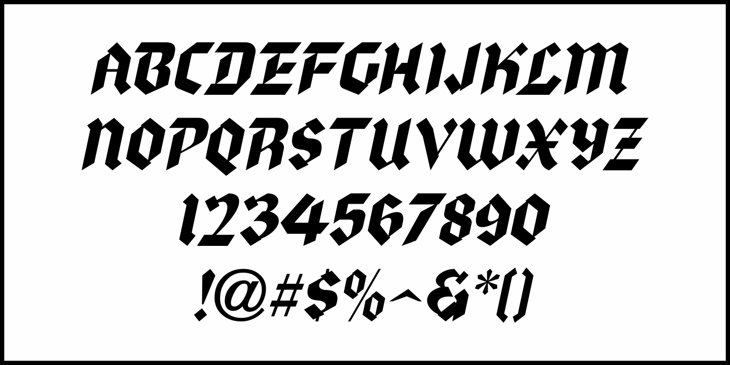 Legal Decree Font Poster #1