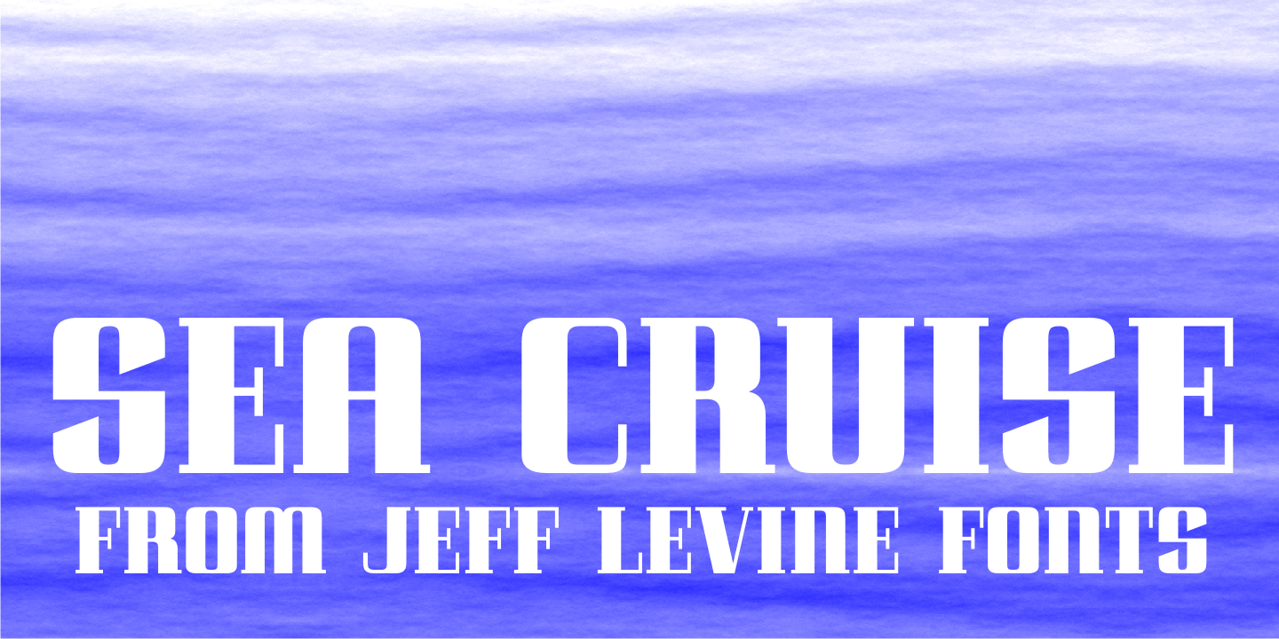 Sea Cruise Font Poster #1