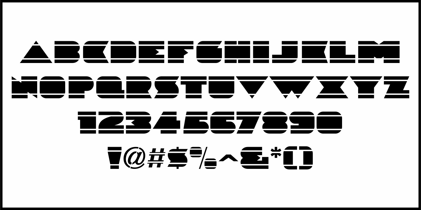 Theater Sign Font Poster #1