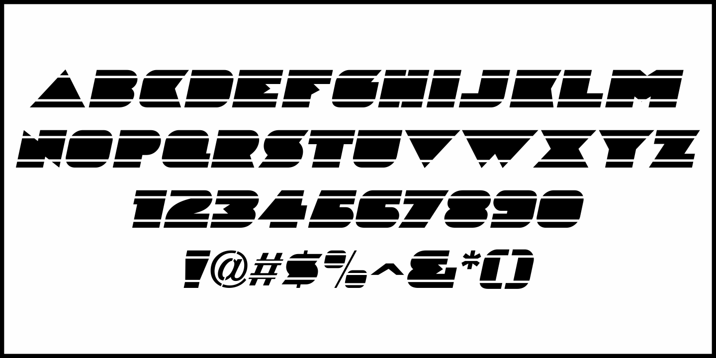Theater Sign Font Poster #1