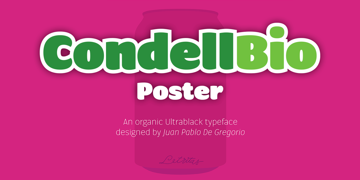 Condell Bio Poster Font Poster #1
