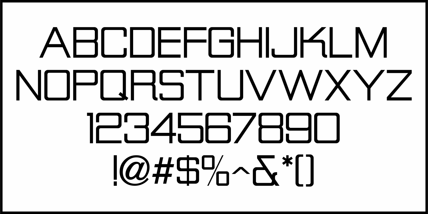 Office Work Font Poster #3