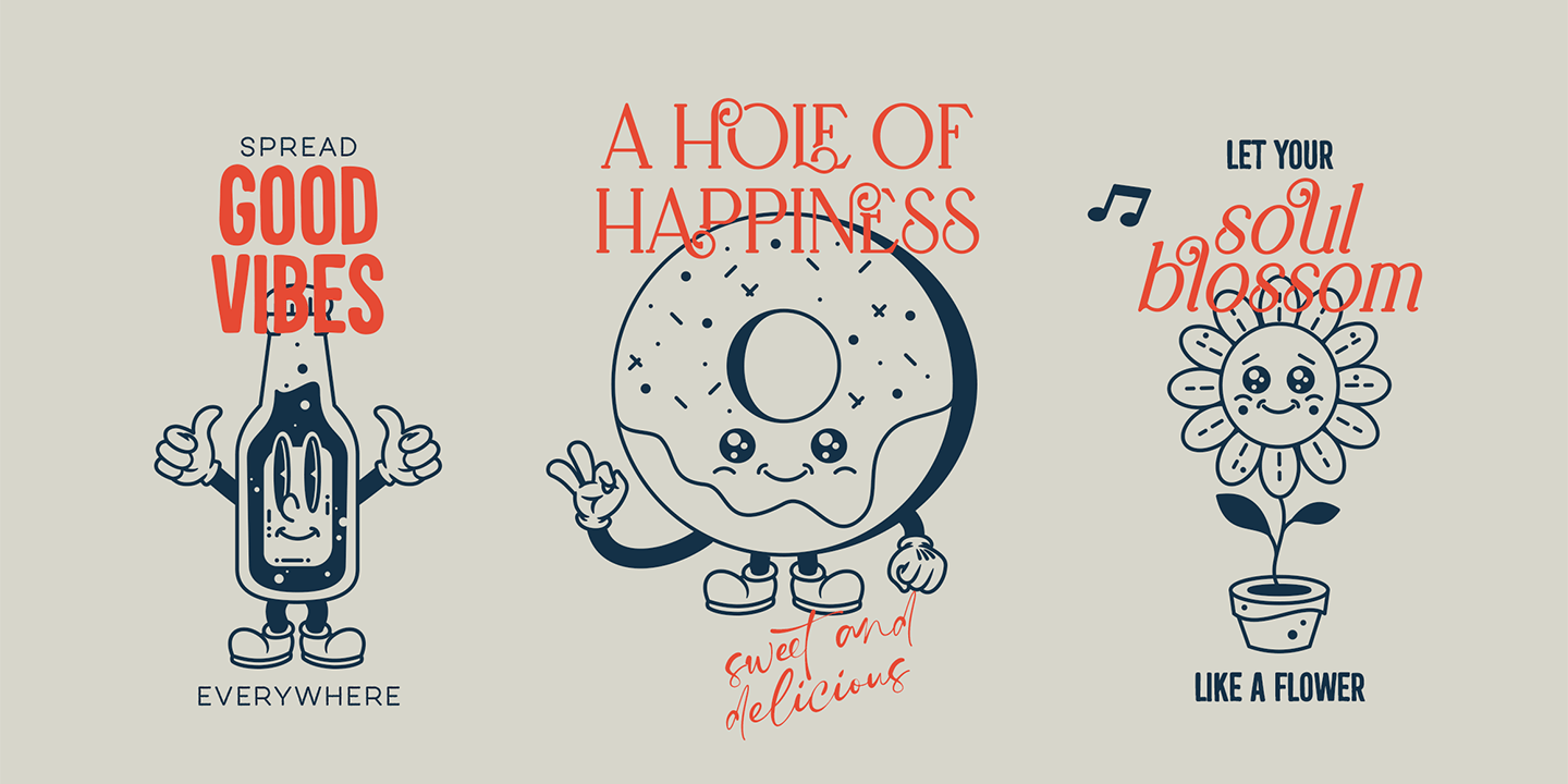 Retro Dream Font Poster #1