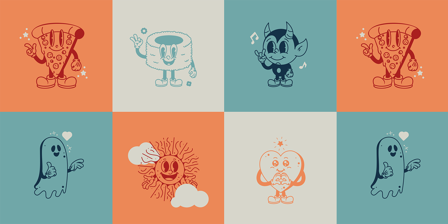 Retro Dream Font Poster #1