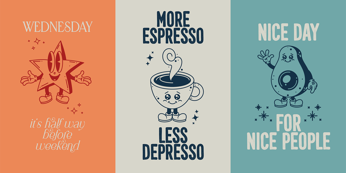 Retro Dream Font Poster #1