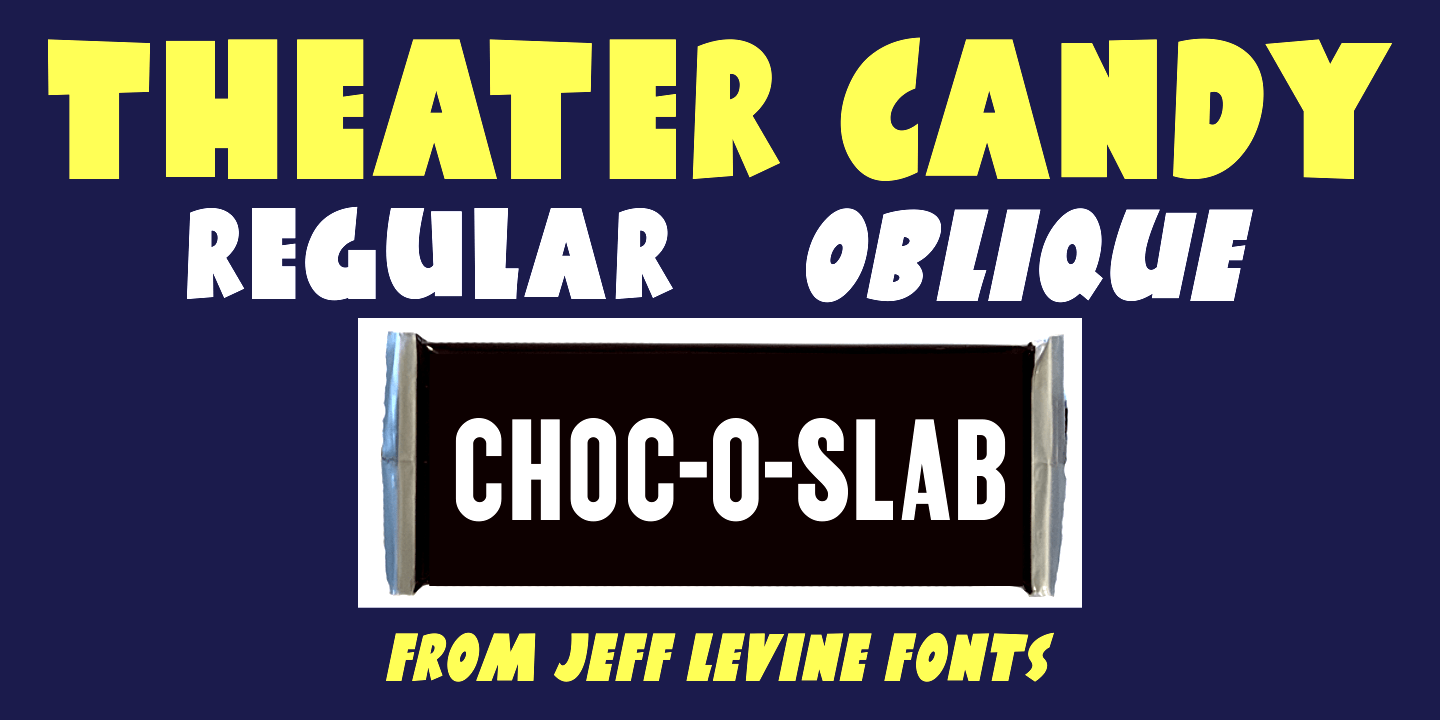 Theater Candy Font Poster #1