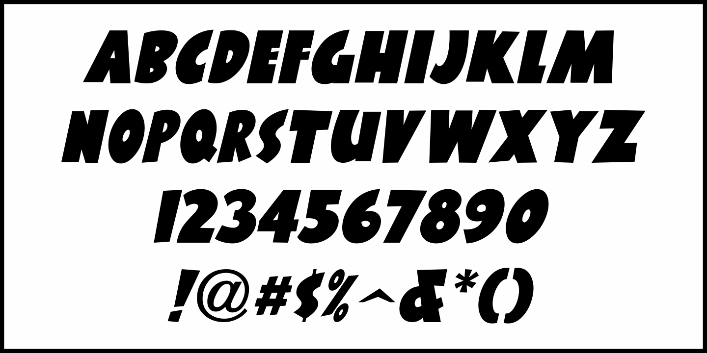 Theater Candy Font Poster #3
